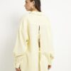 Yellow Long Sleeve Tie Back Beach Shirt