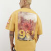 Yellow Oversized Fit 92 Photo Patch T-Shirt