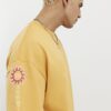Yellow Oversized Fit 92 Photo Patch T-Shirt