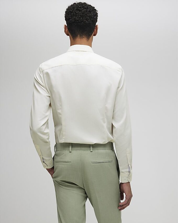 Yellow Slim Fit Premium Shirt